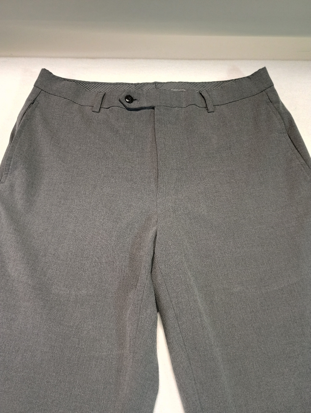 Michael Kors Men's Size 32 Gray Dress Pants - Classic Straight Fit - Picture 3 of 7